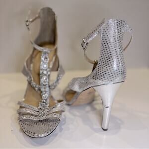 Antonio Melani Women's Rhinestone Strappy Heels Size 9.5